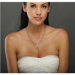 Platinum 4.54ctw Diamond Vintage Necklace