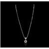 Image 5 : Platinum 4.54ctw Diamond Vintage Necklace