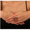 Image 2 : 14KT Rose Gold GIA Certified 52.72ct Morganite and Diamond Ring