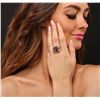 Image 3 : 14KT Rose Gold 6.94ct Morganite and Diamond Ring