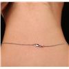 Image 3 : 14KT White Gold 2.26ct Emerald and Diamond Pendant With Chain