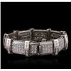 Image 5 : 14KT White Gold 4.03ctw Diamond Bracelet