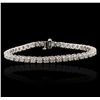 Image 4 : 14KT White Gold 4.40ctw Diamond Tennis  Bracelet