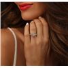 Image 1 : 14KT White Gold 1.35ctw Diamond Ring