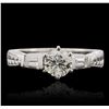 Image 4 : 14KT White Gold 1.35ctw Diamond Ring