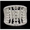 Image 4 : 14KT White Gold 1.73ctw Diamond Ring