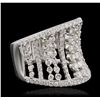 Image 5 : 14KT White Gold 1.73ctw Diamond Ring