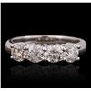 Image 4 : 14KT White Gold 1.33ctw Diamond Ring
