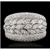 Image 5 : 14KT White Gold 3.87ctw Diamond Ring