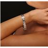 Image 2 : 14KT White Gold 1.61ctw Diamond Bracelet