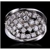 Image 4 : 14KT White Gold 1.40ctw Diamond Ring
