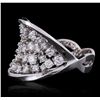 Image 5 : 14KT White Gold 1.40ctw Diamond Ring