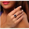 Image 3 : 14KT Two-Tone Gold 3.90ct Tanzanite and Diamond Ring