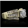 Image 5 : 14KT Yellow Gold 3.38ctw Diamond Ring