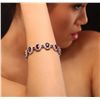 Image 3 : 14KT White Gold 20.28ctw Ruby and Diamond Bracelet