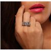 Image 1 : 14KT White Gold 1.29ctw Diamond Ring