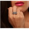 Image 3 : 14KT White Gold 1.29ctw Diamond Ring