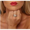 Image 3 : 18KT Two-Tone 2.03ctw Oval Cut Diamond Ring