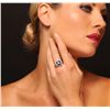 Image 3 : 14KT White Gold 4.56ct Tanzanite and Diamond Ring