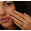 Image 3 : 14KT White Gold 1.30ctw Diamond Ring