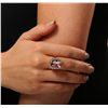 Image 2 : 14KT Rose Gold 8.33ct Morganite and Diamond Ring
