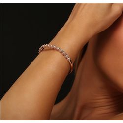 14KT Rose Gold 2.10ctw Diamond Bracelet