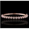 Image 4 : 14KT Rose Gold 2.10ctw Diamond Bracelet