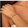 Image 2 : 10KT White Gold 2.23ctw Diamond Tennis Bracelet