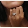 Image 4 : 14KT White Gold 0.82ctw Diamond Ring