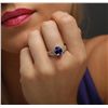 Image 2 : 14KT Yellow Gold 2.06ct Tanzanite and Diamond Ring