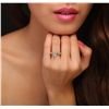Image 2 : 14KT Yellow Gold 1.36ctw Marquise Cut Diamond Ring