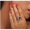 Image 2 : 14KT White Gold 1.89ct Tanzanite and Diamond Ring