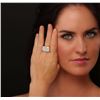 Image 3 : 14KT Yellow Gold 0.71ctw Diamond Ring