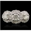 Image 4 : 14KT White Gold 1.96ctw Diamond Ring