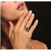 Image 3 : 14KT Rose Gold 2.17ct Emerald and Diamond Ring