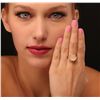 Image 1 : 14KT Rose Gold 7.16ct Opal and Diamond Ring