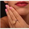 Image 3 : 14KT Rose Gold 7.16ct Opal and Diamond Ring