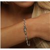Image 3 : 14KT White Gold 0.60ctw Diamond Bracelet