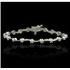 Image 4 : 14KT White Gold 0.60ctw Diamond Bracelet