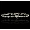 Image 5 : 14KT White Gold 0.60ctw Diamond Bracelet