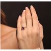 Image 3 : 14KT Yellow Gold 1.27ct Rubellite and Diamond Ring