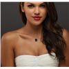 Image 1 : 14KT White Gold 8.36ct Black Diamond Pendant With Chain