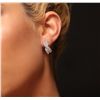 Image 1 : 14KT White Gold 1.27ctw Diamond Earrings