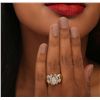 Image 2 : 14KT Yellow Gold 2.17ctw Marquise Cut Diamond Ring