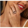 Image 1 : 14KT White Gold 14.45ct Morganite and Diamond Ring