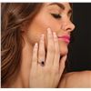 Image 1 : 14KT Rose Gold 1.57ct Ruby and Diamond Ring