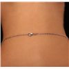 Image 3 : 14KT White Gold 10.47ct Sapphire and Diamond Pendant With Chain