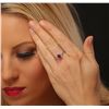 Image 1 : 14KT White Gold 1.56ct Ruby and Diamond Ring