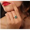 Image 1 : 14KT White Gold 1.50ct Emerald and Diamond Ring