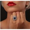 Image 1 : 14KT White Gold 2.74ct Tanzanite and Diamond Ring